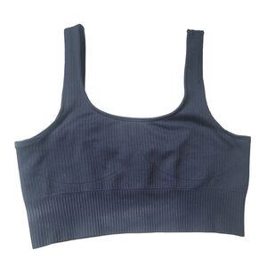 Aim'n Women Medium Navy Blue Athletic Sports Bra NO PADDING